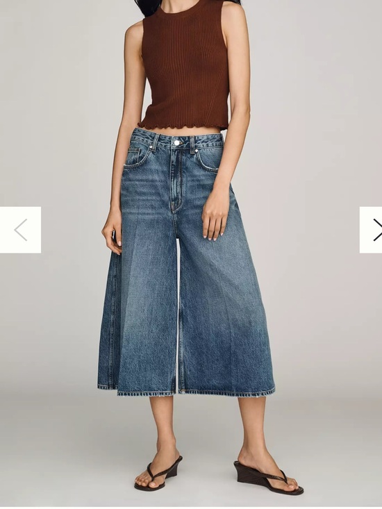 Pilcro Denim - SOLD OUT Pilcro High-Rise Culotte Wide Leg Cropped Jeans NWT